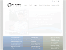 Tablet Screenshot of ceholmesconsulting.com